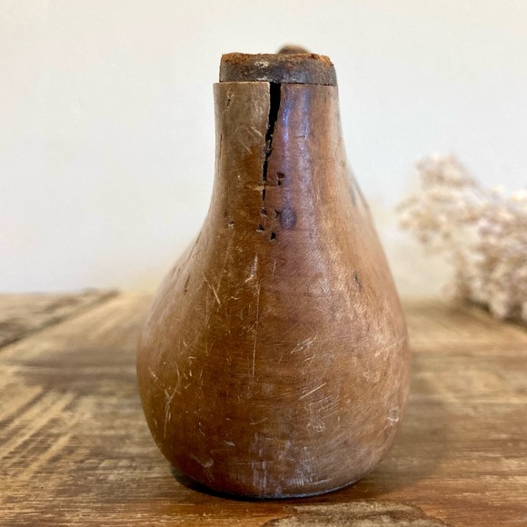 Vintage Wood & Metal Cobbler Tool Shoe Last Size 8AA H&S Last Lawrence Mass - Picture 5 of 16